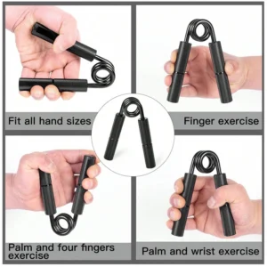 1PCS 50LB-350LB Metal Hand Gripper Strengthener Finger Exerciser Grip Strength Muscle Arms Trainer Recovery Wrist Gym Equipment 6