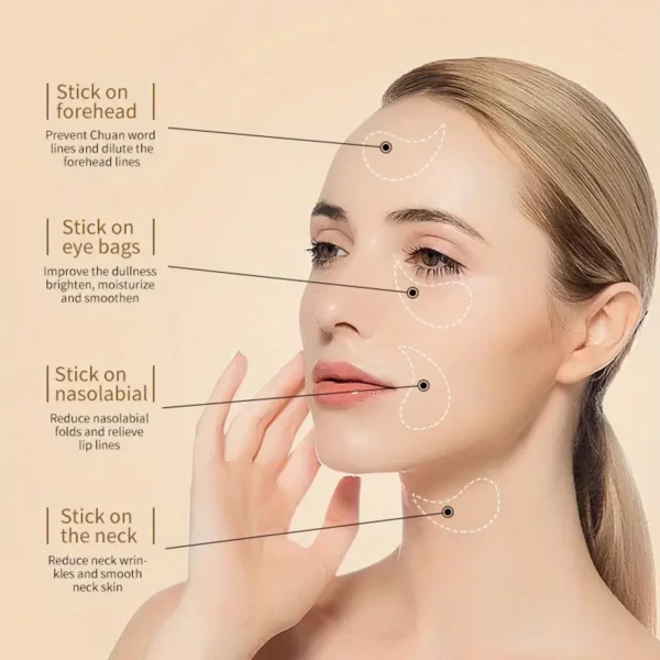 60pcs seaweed hyaluronic acid eye mask to remove dark circles collagen eye patch facial care products 4