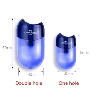 Double Hole and One Hole Pencil Sharpener Creative Transparent Pen Knife Kid Student Cutting Stationery School Supplies 2