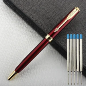 Luxury quality Metal Colour School student Office supplies accessories Medium 0.7mm Nib Ballpoint pens