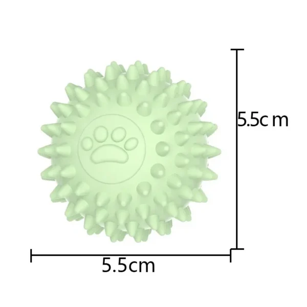 Pet Dog Toy Ball Solid Bite-Resistant Chewing Indestructible Bouncing Ball Dog Rubber Training Interactive Game Teething Ball 6