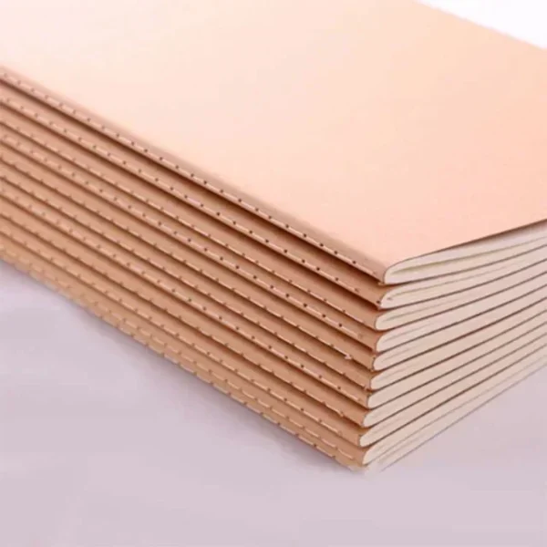 Notebook A5 Kraft Cover Vintage Diary Blank/grid/lined Stationery Planner Writing Paper For Students School Office Supplies 2