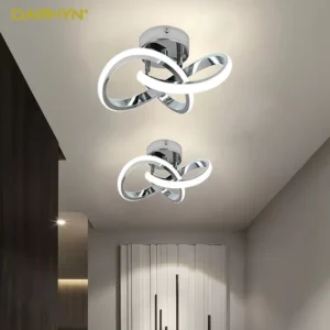 LED Strip Aisle Ceiling Lights Modern Minimalist Living Room Lamps For Balcony Entrance Staircase Home Decor Fixtures Led Luster 2
