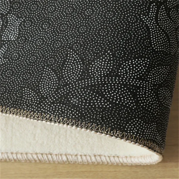 Cream Style Profiled Imitation Cashmere Carpet Comfortable Soft Bedroom Living Room Home Decor Cloakroom Office Floor Mat 6