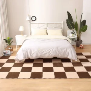 Soft Plush Children's Mat Baby Play Mat Baby Toys Eva Foam Puzzle Carpet In Children's Room Keep Warm Playmat 30*30*1CM 4