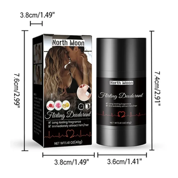 Erotic Pheromone Solid Balm Safe Ingredients Pleasant Scent Perfume for Women Men Hormone Release 40g 3