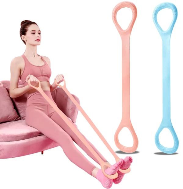 8 Fitness Workout Resistance Band Arm Back Shoulder Exercise Elastic Training Band Yoga Pilates Physical Therapy Equipment 6
