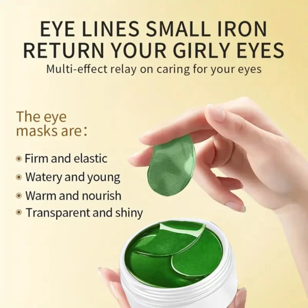 60pcs seaweed hyaluronic acid eye mask to remove dark circles collagen eye patch facial care products 5