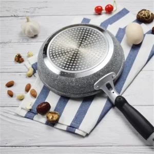 Durable Stone Frying Pan28/26/24/20cm Wok Non-stick Pan Skillet Cauldron Induction Cooker Pans Pancake Egg Gas Stove Home 4