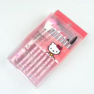 Sanrio Makeup Brush Set Hello Kitty Eyeshadow Foundation Blush Brush Women Cosmetic Beauty Tools Kit Girl Birthday Gift with Box 2