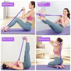 Multifunction Tension Rope Resistance Band Elastic Pedal Puller Leg Stretching Slimming Training Portable Fitness Equipment 2