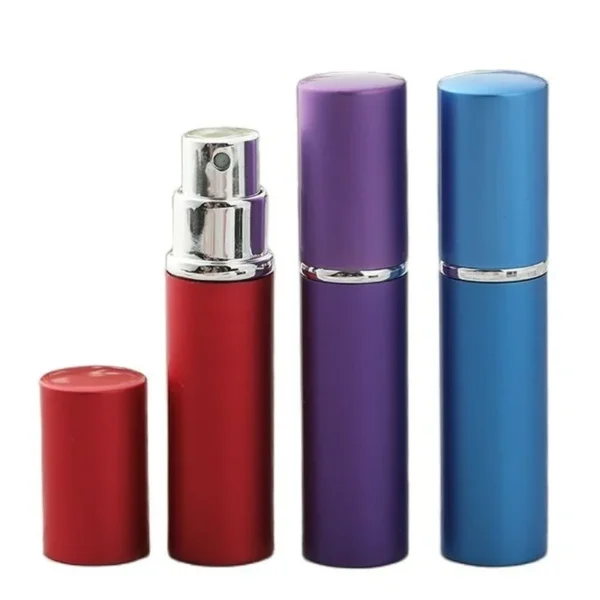 5ml Portable Refillable Perfume Bottle With Atomizer Empty  Aluminum Parfume Case Container Spray Bottle Travel 3