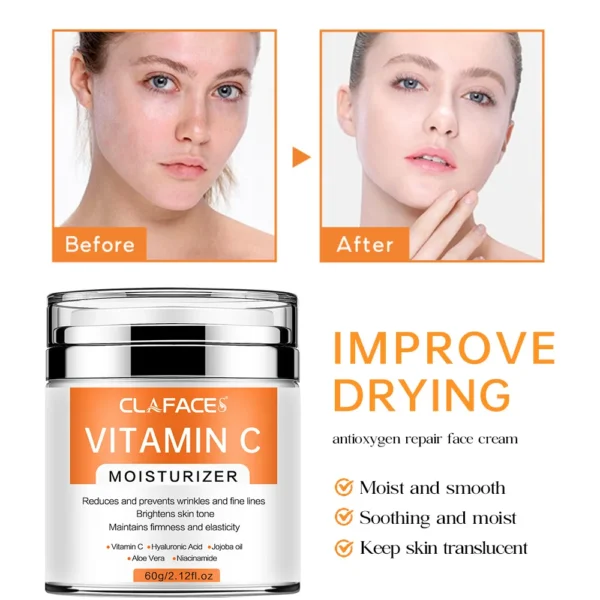 Retinol Face Cream Anti-wrinkle Anti-aging Moisturizing Hyaluronic Acid Vitamin C Facial Cream Skincare Face Whitening Creams 3