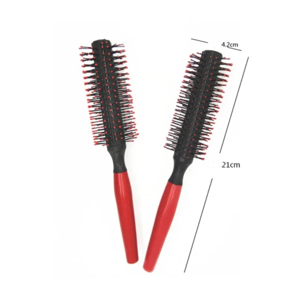 Professional Plastic Round Brush Quiff Roller Curly Hair Comb Hairstyle Massager Hairbrush Dressing Salon Barber Comb New Spiral 6