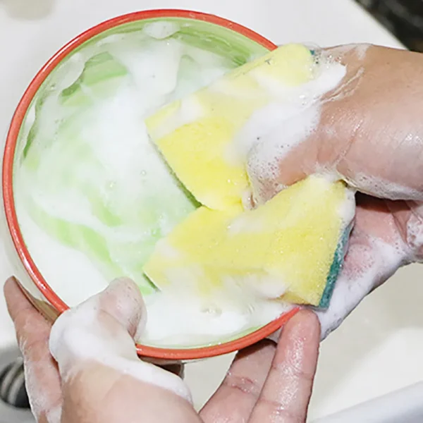 20/30pcs Dishwashing Sponge Kitchen Nano Emery Magic Clean Rub Pot Rust Focal Stains Sponge Removing Kit Cleaning Brush Sponges 5