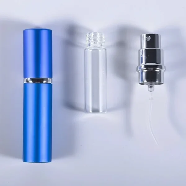 5ml Portable Refillable Perfume Bottle With Atomizer Empty  Aluminum Parfume Case Container Spray Bottle Travel 4