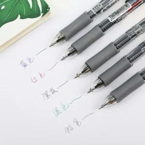 5 In 1 Multicolor Ballpoint Pens 4 Colors Ball Pen 1 Automatic Pencil With Eraser For School Office Writing Supplies Stationery 2