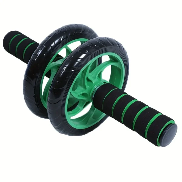 Abdominal Muscle Wheel Double Wheel Healthy Abdominal Wheel Slimming Belly Men's and Women's Fitness Equipment Silent Roller 6