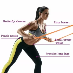 5~120lbs Fitness Resistance Band Boxing Agility Training Workout Gym Equipment Yoga Pilates Accessories Rubber Band Home Gym 2
