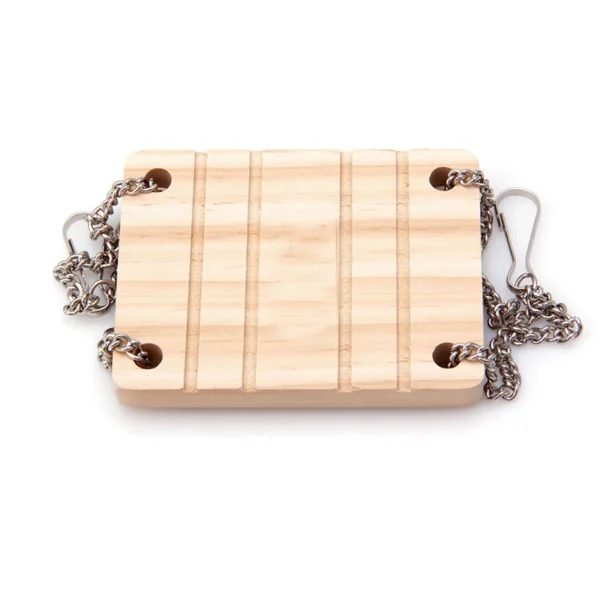 Small Animals Products Hamster Chinchilla Toys Wooden Swing Harness Hanging Bed Parrot Rest Mat Pet Hanging Pet Toys Accessories 3