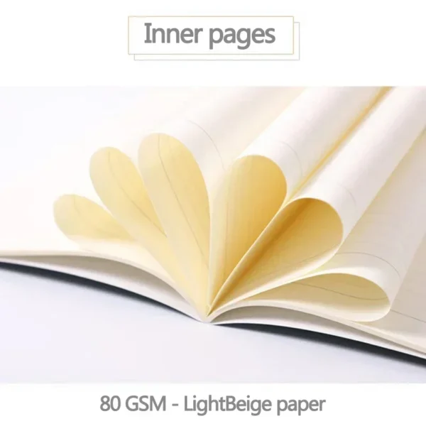 Notebook A5 Kraft Cover Vintage Diary Blank/grid/lined Stationery Planner Writing Paper For Students School Office Supplies 6