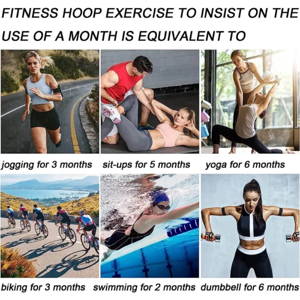 Removable Hula Circle Hoops for Adults Sport Slimming Fitness Equipment Training Ring Circle Adjustable Hoola Hoop for Women 6