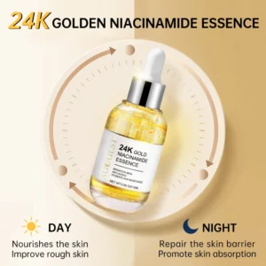 Niacinamide Serum Hyaluronic Acid for Face 24K Gold Essence Whitening Anti-aging Collagen Facial Serum Skin Care Products 2