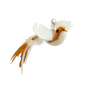 Handfree Bird/Feather Cat Wand with Bell Powerful Suction Cup Interactive Toys for Cats Kitten Hunting Exercise Pet Products 3