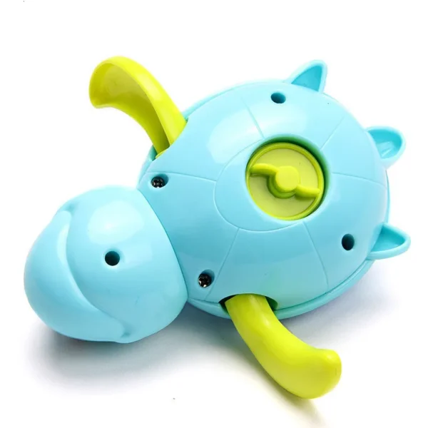 Cartoon Cute Tortoise Baby Water Bath Toys Classic Kids Infant Bathroom Mini Colorful Soft Floating Animals Figure Clockwork Toy 5