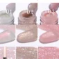 1-3pcs PSK Pink Nails Spring White Peach Oolong 3 Color Series Gel Nail Polish 2025 Youth Super Glitter Nail Art Nail Supplies 2