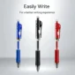 Retractable Gel Pen,Black, Red,Blue Ink Ballpoint for Writing,Office and School Supplies,Stationery,0.5mm Retractable,12 Pcs Box 2