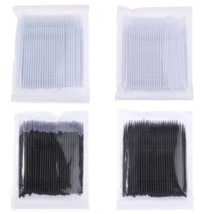 100Pcs Professional  Disposable Eyelash  Extension Micro  Brush Applicator Make  Up Mascara  Swab  Brushes Swab makeup brushes 5