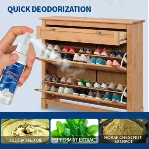 Shoe Socks Odor Removal Spray Foot Odor Shoes Stink Remover Footwear Deodorant Antibacterial Antiperspirant Freshener Feet Care 4