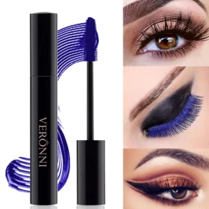 Color Mascara Eyelashes Lengthening Mascara 4D Silk Fiber Waterproof Curling Mascara Black Eyelashes Extension Make Up Cosmetics 2