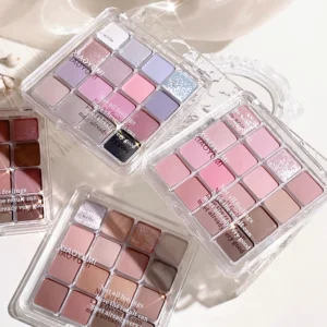 Sixteen-color sunset magic eye shadow plate pearl matte earth color Korean makeup eye shadow 2