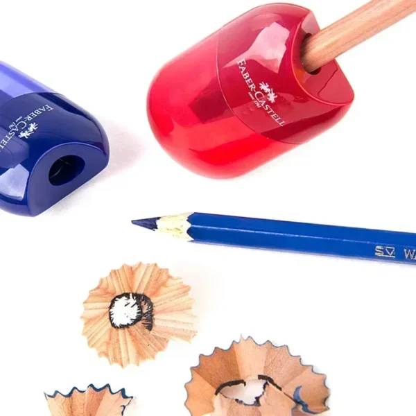 Double Hole and One Hole Pencil Sharpener Creative Transparent Pen Knife Kid Student Cutting Stationery School Supplies 5