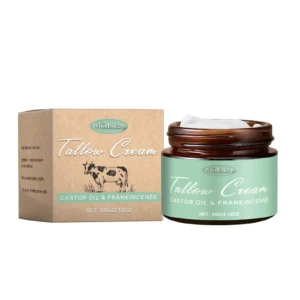 Beef Tallow Face Cream Anti Aging Fine Lines Deep Moisturizing Soothing Repair Damaged Day Skin Nourishing Face Body Lotion 60g
