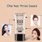 High Coverage Foundation BB Cream Concealer Brighten Facial Contour Primer Base Waterproof Long-Lasting Korean Makeup Cosmetic 2