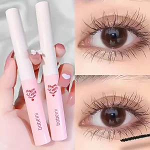 Ultra-fine Mascara Curl Thick Lengthening Eyelash Mascara Waterproof Non-smudge Brown Natural Curling Fine Brush Mascara Makeup 3