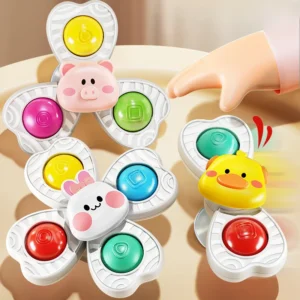 Baby Sucker Spinning Toys Children Bath Montessori Education Rotating 3 Years Bathroom Toys for Toddler Infant Toys for Baby 3