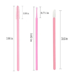 200pcs Disposable Brushes Set Mascara Wands Lip Brushes Microbrush Applicator Swab for Eyelash Extension Eyebrow Makeup Tools 2