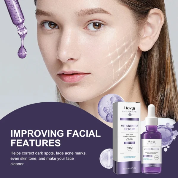 Anti Wrinkle Facial Serum Dark Spot Removal Fade Acne Marks Smooth Fine Line Firming Tightening Vitamin B3 Moisturizing Essence 3