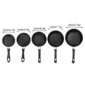 1PC 12-20cm Mini Frying Pan Non-Stick Thickened Stainless Steel Frypan Pot Fried Eggs Saucepan Gas/Induction Kitchen Cookware 
﻿ 2