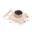 1 Pc Stainless Steel Bird Bowl Feeding Dish Cups Wooden Perch Stand Parrot Cage Feeder for Pet Birds Cockatiels Lovebird Conures 5
