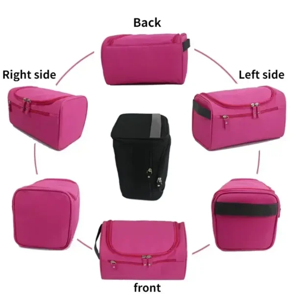 Hot Selling Women Makeup Bags Large Capacity Travel Toiletry Hanging Organizer Kit Cosmetic Bag 3