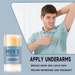 2PCS 40g Mens Refreshing Fragrant Body Lotion - Long-Lasting Deodorizing,Anti-Sweating, and Moisture Control for Hot Summer Days 3