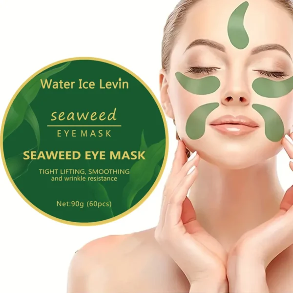 60pcs seaweed hyaluronic acid eye mask to remove dark circles collagen eye patch facial care products 2