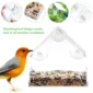 House Transparent Window Wild Bird Feeder Outdoor Removable Suction Cups Sliding Automatic Birds Feed Tray for Garden Patio Yard 2