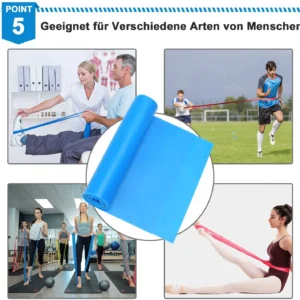 Elastic Fitness Bands 3Pcs Resistance Bands Elastic Fitness Tapes Yoga Pilates Crossfit Stretching Muscular Work Out Equipment 6