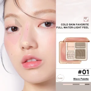 Judydoll Highlighter & Contour Palette, Matte & Shimmer, Sculpt & Define, Natural Finish, Nose & Jawline Contour, Beginner 3